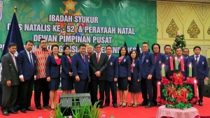 Menteri Hukum dan HAM Yasonna Laoly Berfoto Bersama dengan Pengurus DPP PIKI