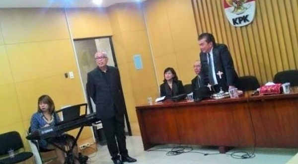 Tahanan KPK Adakan Ibadah Jumat Agung