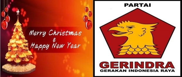NATAL GERINDRA AKAN DIHADIRI TUJUH ARAS GEREJA DAN POLITISI LINTAS PARTAI