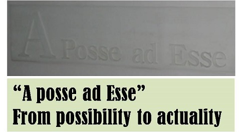 DARI HANYA SEBUAH KEMUNGKINAN SAMPAI MENJADI SESUATU YANG BENAR-BENAR ADA