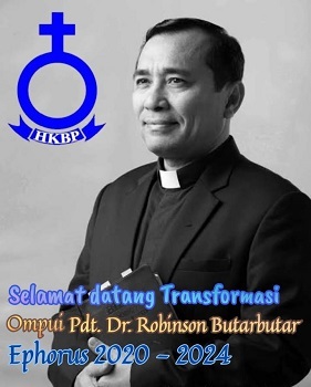 Ephorus HKBP 2020-2024 Pdt Dr Robinson Butarbutar, Selamat