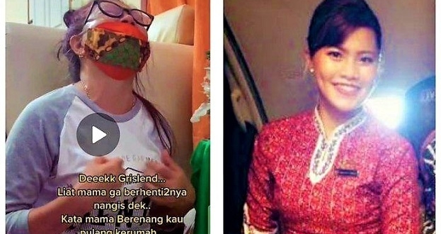 Tangis Pilu Ibunda Pramugari Grislend Gloria Natalie Sinaga: BERENANG KAU NAK, MAMA TAHU KAMU KUAT
