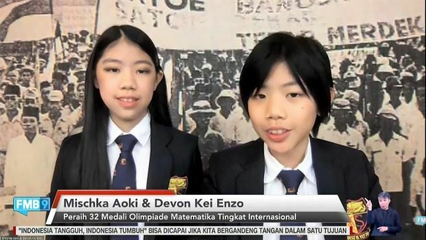 Devon Kei dan Mischka Aoki Ukir Prestasi di Olimpiade Matematika