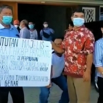 Aksi Damai Jemaat HKBP Pertanyakan Mutasi Pendeta dan Pembangunan Gereja